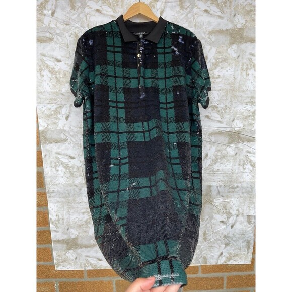 Lauren Ralph Lauren black label
Plus Size Sequined Plaid Polo Dress size 2X - Picture 6 of 11